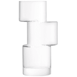 Image showing the Tier Vase, H26cm, Clear product.