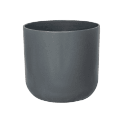 Image showing the Lisbon Planter, H25.5 x W26 x D26cm, Charcoal product.
