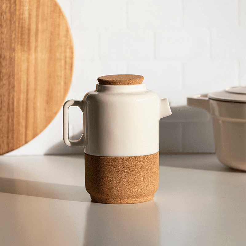 Eco Tea Set for Two, Cream