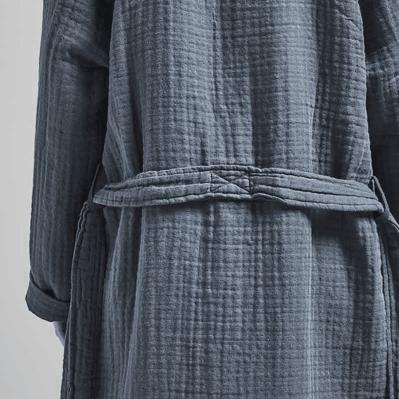 The Dream Cotton Robe, Extra Extra Large, Ink