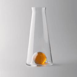 Image showing the Fia Carafe, D12 x H25cm, Clear And Amber product.