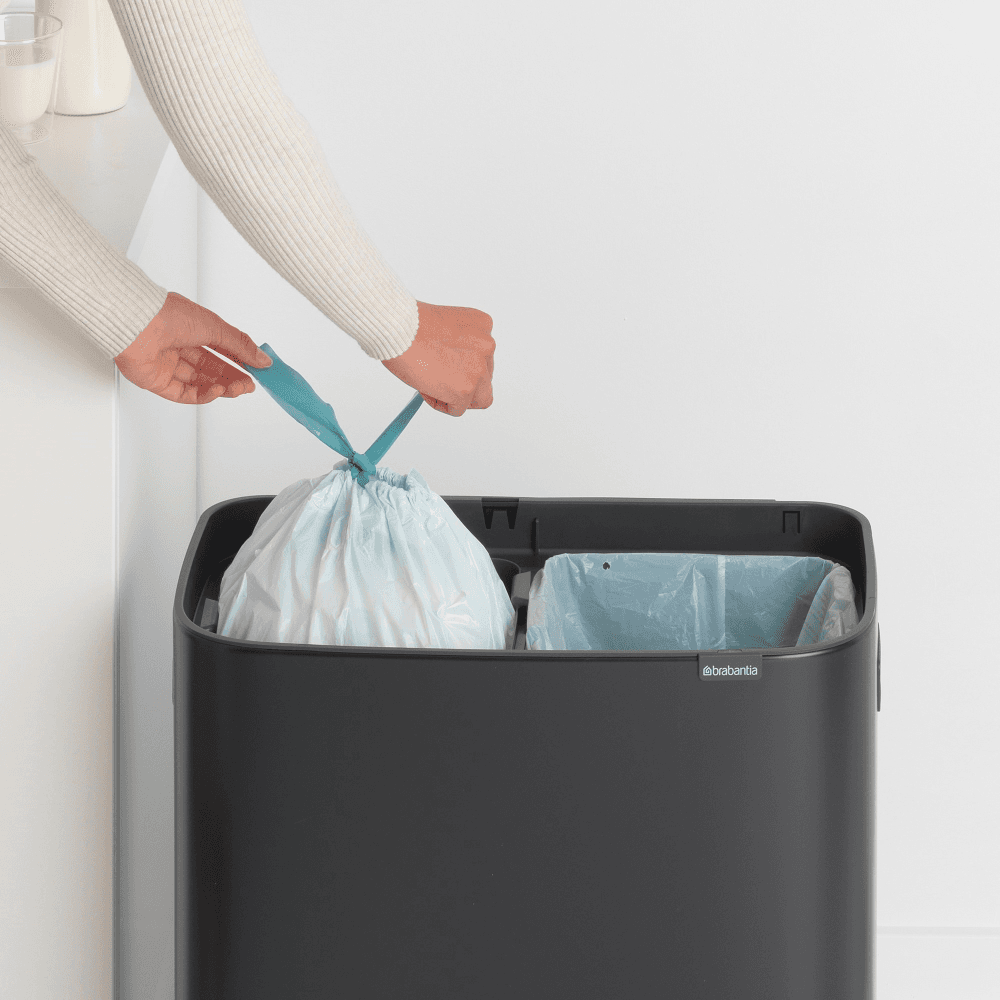 Bo Touch bin, 30 litre, Matt Black