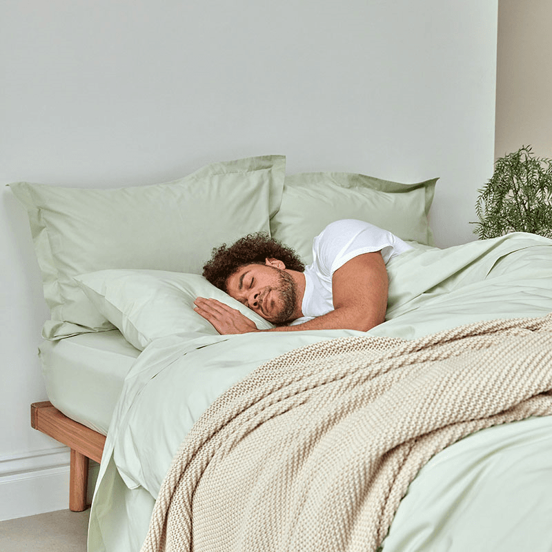 200TC Organic Pair of Oxford Pillowcases, Sage