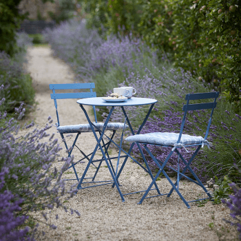 Image showing the Rive Droite Bistro Set, Small, Blue product.