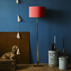 Image showing the Trafalgar Floor lamp - base only, H144cm, Antique Brass product.