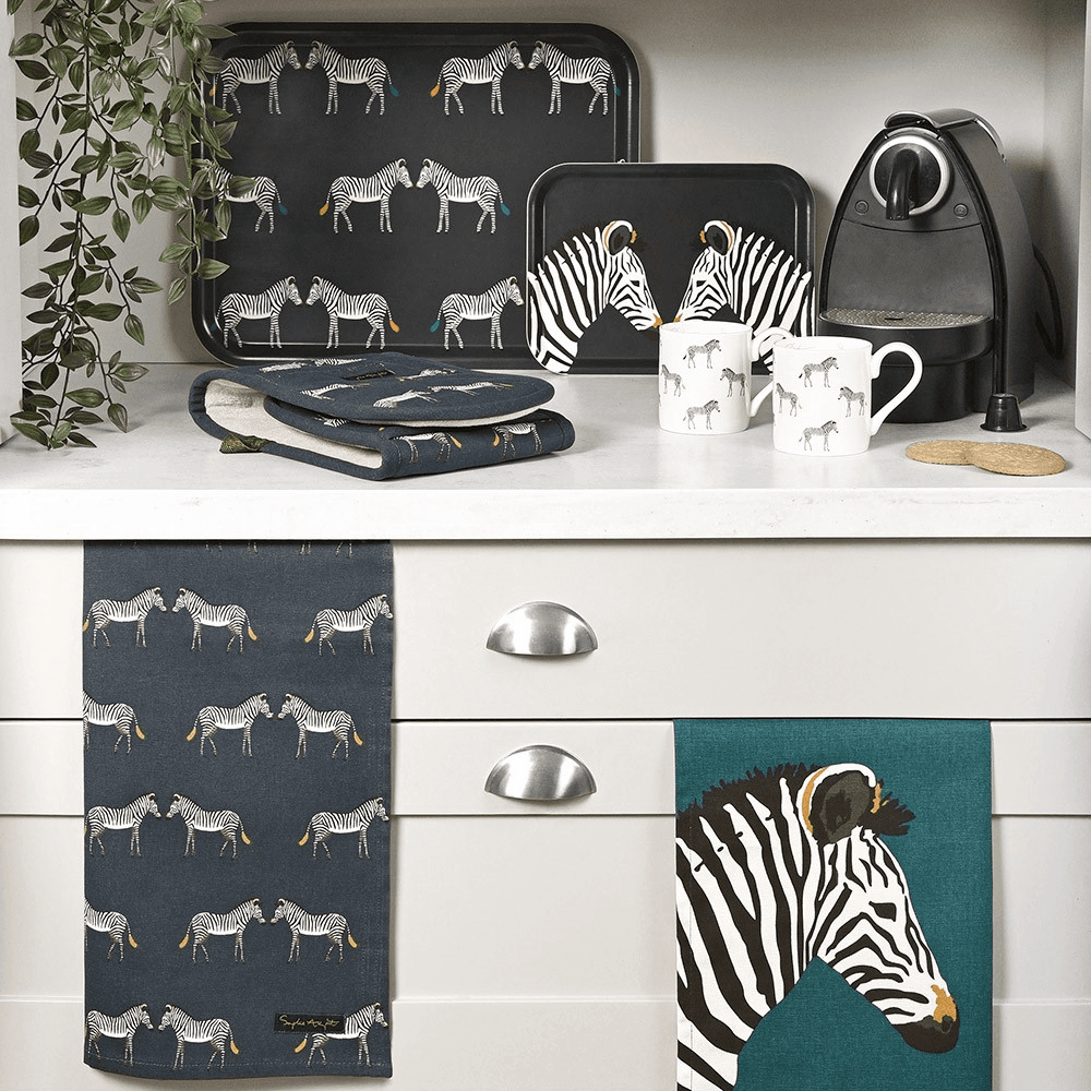 Zebra Teatowel, 45 x 65cm