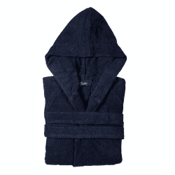 Image showing the Brixton Bath Robe, Medium, Midnight Blue product.
