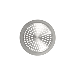 Image showing the Bath tub drain protector, Silver/Black product.