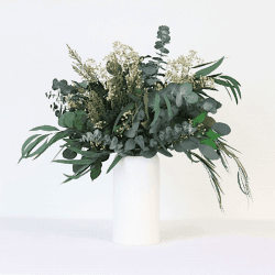 Image showing the Greenery & Neutrals Large hand-tied bouquet, H42-48cm, Matcha product.