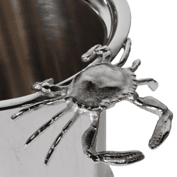 Image showing the Crab Handle Champagne Bucket, Silver product.