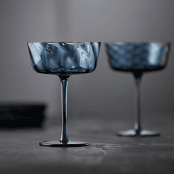 Image showing the Vienna Set of 4 Champagne Bowls, 300ml, Blue product.