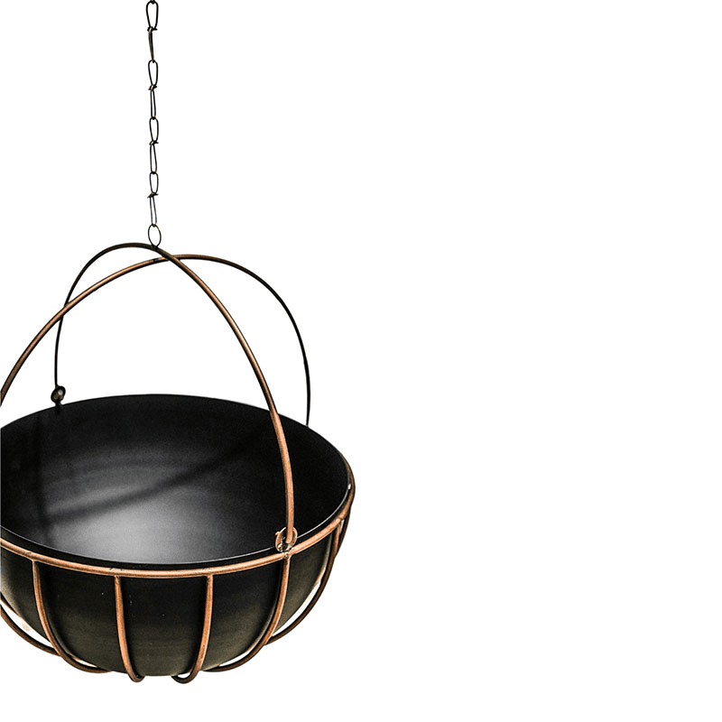 Kensington Indoor Hanging Planter, H34 x D30cm, Copper