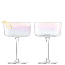 Image showing the Iridescence Set of 2 Champagne/Cocktail Glasses, 230ml, Mother of Pearl product.