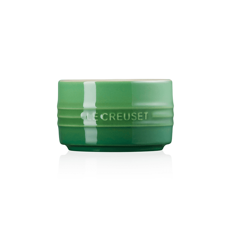 Stoneware Stackable Ramekins, Bamboo Green