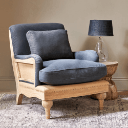 Image showing the Abe Armchair, Charcoal product.