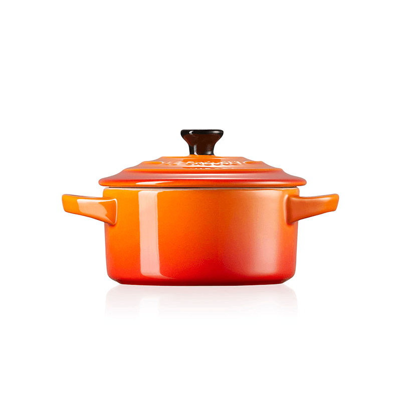 Stoneware Petite round casserole, 10cm, Volcanic