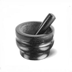 Image showing the Granite Pestle & Mortar 14cm, Black product.