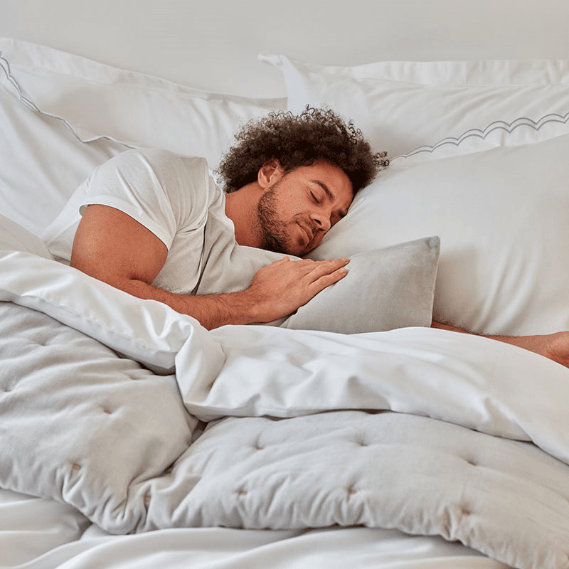 Scallop Edge Duvet Set, Super King, Silver
