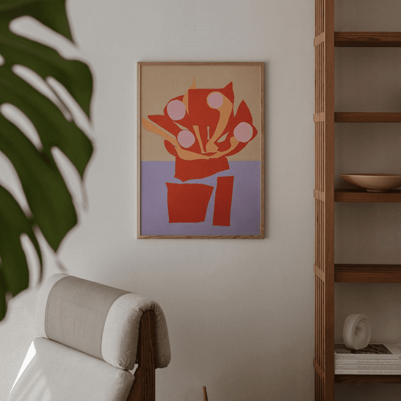 Atelier Cph Floral Print, 50 x 70cm