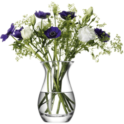 Image showing the Flower Posy vase, 17.5cm, clear product.