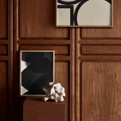Image showing the Enso - Black II FSC Print, 50 x 70cm product.