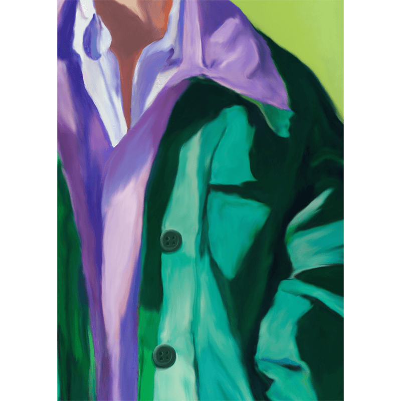 Spring Jacket Art Print, 50 x 70cm