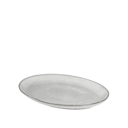 Image showing the Nordic Sand Oval Plate, 35.5cm, Natural product.