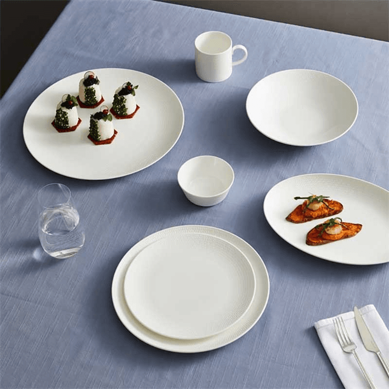 Gio 10 Piece Dinnerware Set, White