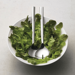 Image showing the Salad Serving Set, Steel product.