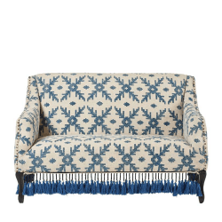 Image showing the Tarma Two Seater Sofa, H88 x W137cm, Lazaret Blue product.