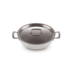 Image showing the Classic 3-ply Shallow Casserole, 26cm, Stainless Steel product.