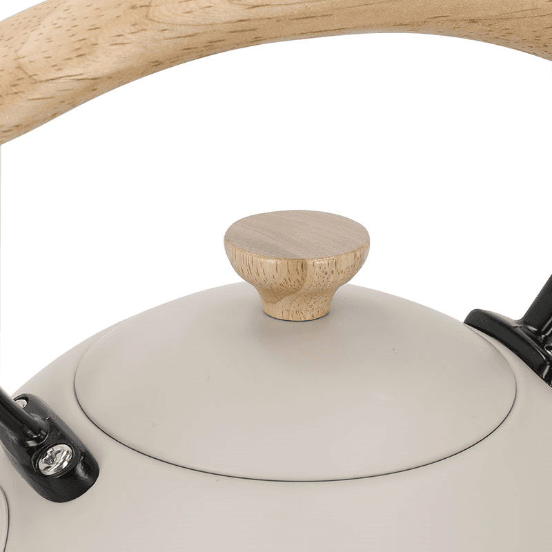 Whistling Kettle Wood Handle, 2.5L, Latte