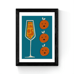 Image showing the Fox and Velvet Mimoso Print, 48 x 35.5cm, Multi product.