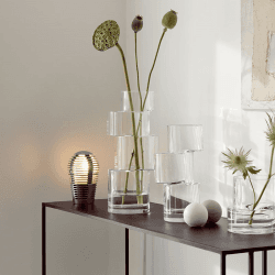 Image showing the Tier Vase, H35cm, Clear product.