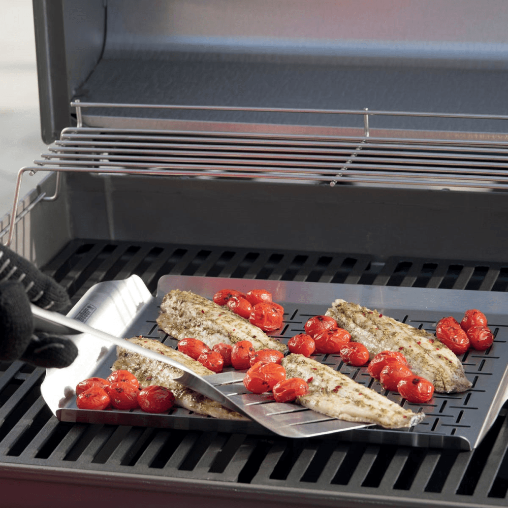 Rectangular grill pan, Silver