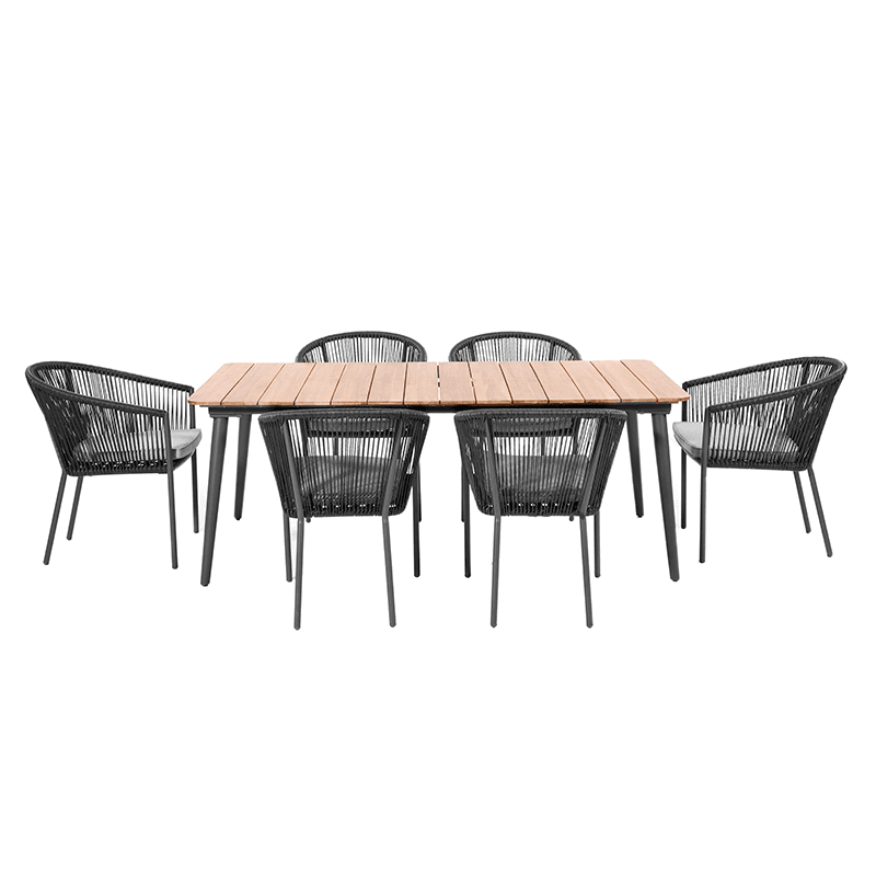 Reims Dining Set, Grey