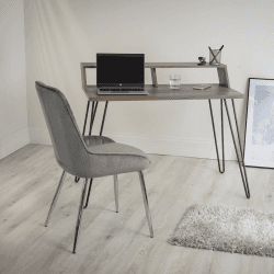 Image showing the Bea Smart Desk, Grey, Grey product.