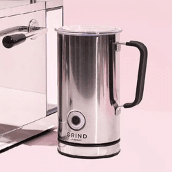 Image showing the Grind Milk Frother, 20cm x 11cm, Stainless Steel product.