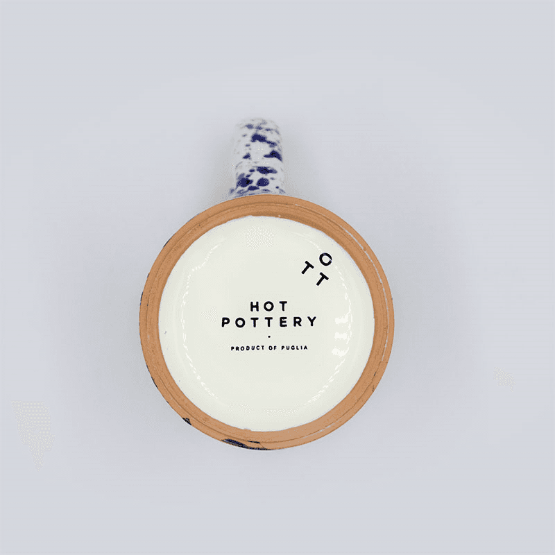 Splatter Mug, H10cm, Blueberry