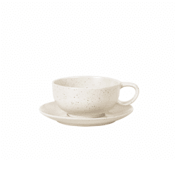 Image showing the Nordic Vanilla Tea Cup & Saucer, 250ml, Off White product.