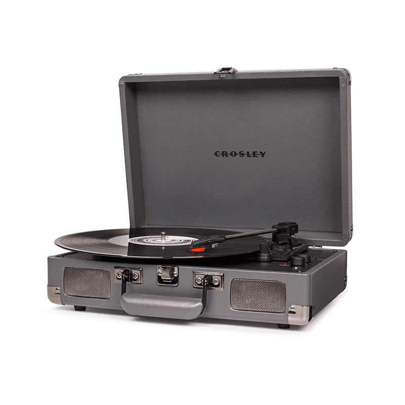 Cruiser Deluxe Plus Portable Turntable, Slate