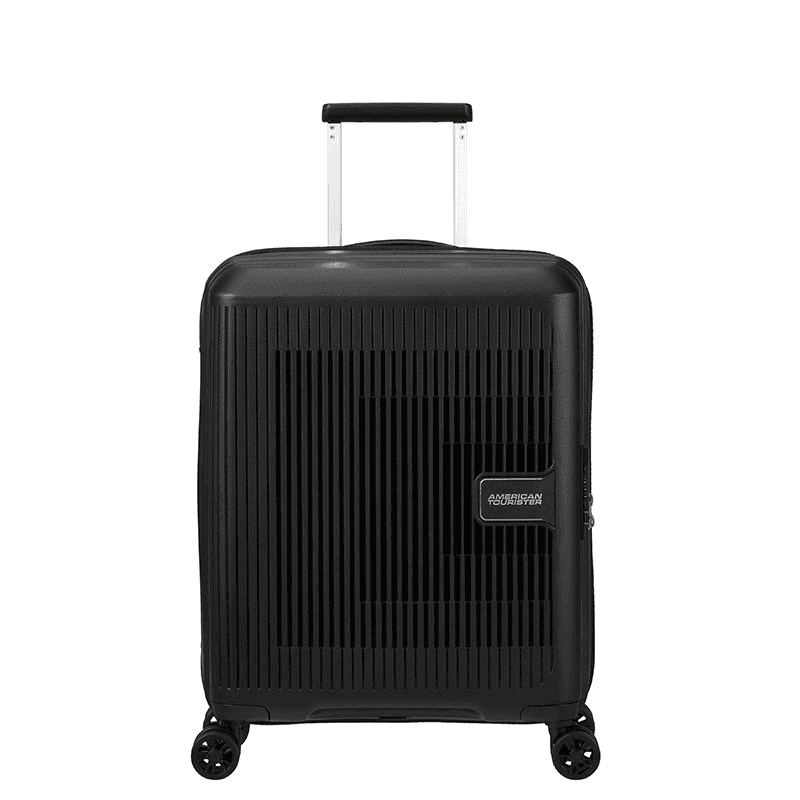 Aerostep Cabin Suitcase, H55 x L40 x W20/23cm, Black