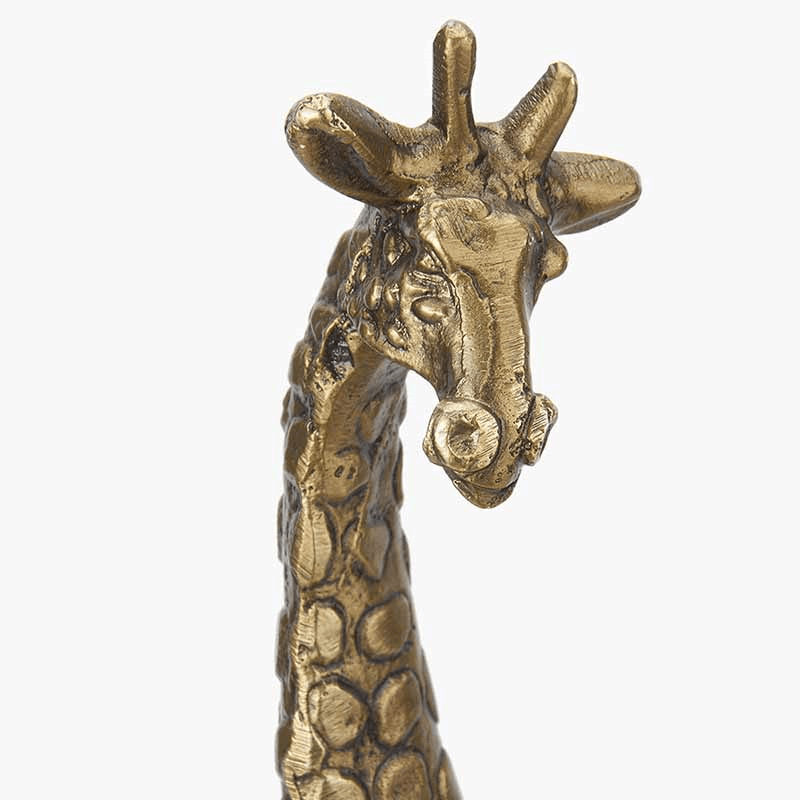 Savanna Giraffe Lamp Base, H56.5cm, Antique Brass