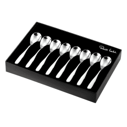 Image showing the Stanton Bright Set of 8 coffee spoons, Stainless Steel product.