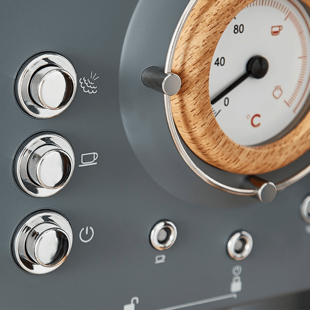 Nordic Espresso Machine, Slate Grey
