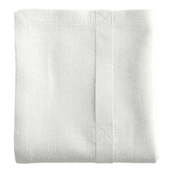 Image showing the Herringbone Kitchen towel, 53 x 86cm, Natural White product.