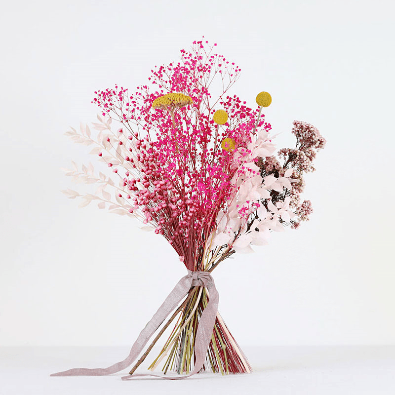 Pinks Medium hand-tied bouquet, H36-42cm, Bonbon