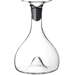 Image showing the Thomas Sandell Wine carafe, Silicone, Stainless Steel And Glass product.