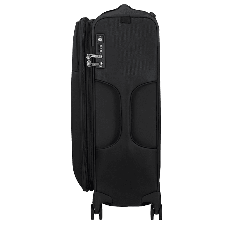 D'Lite Suitcase, H83 x L54 x W34/37cm, Black