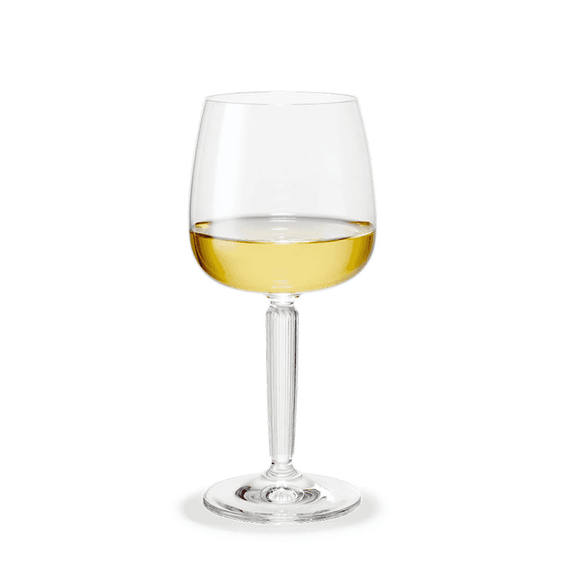 Hammershøi Set of 2 White Wine Glasses, 350ml, Clear